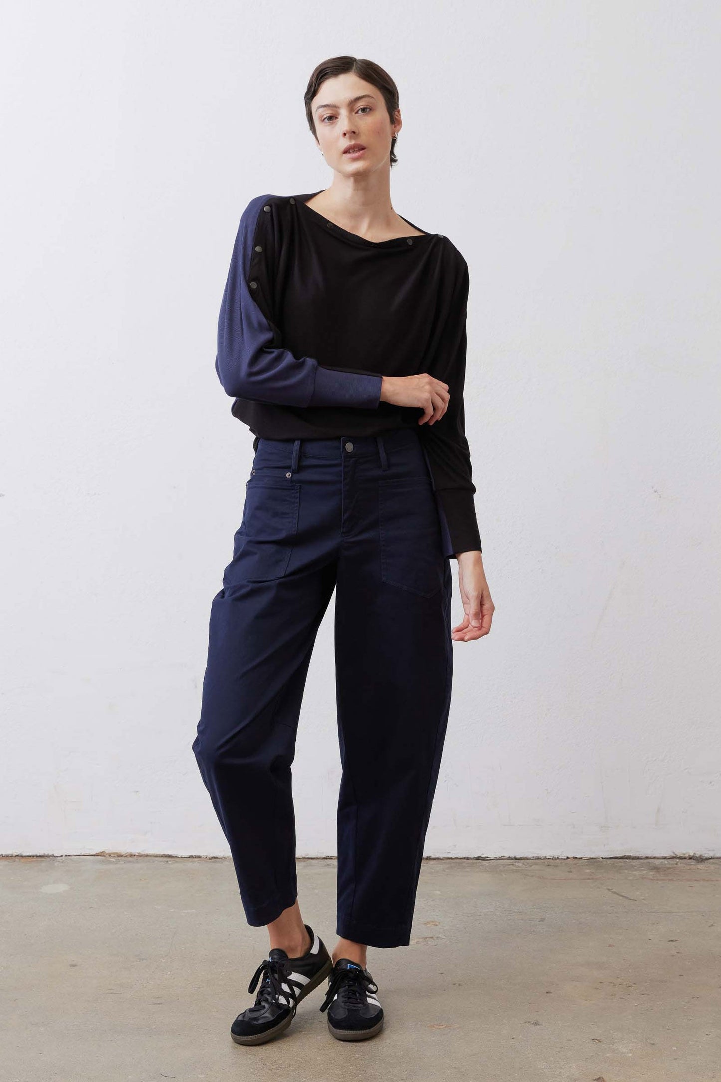 The Slouchy Soft Twill Pants