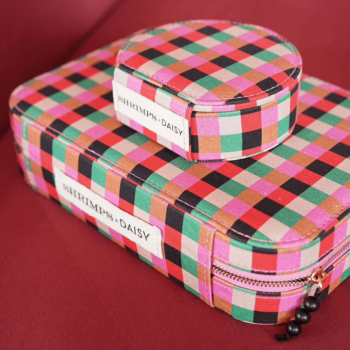 Shrimps Large Pink Jewellery Box