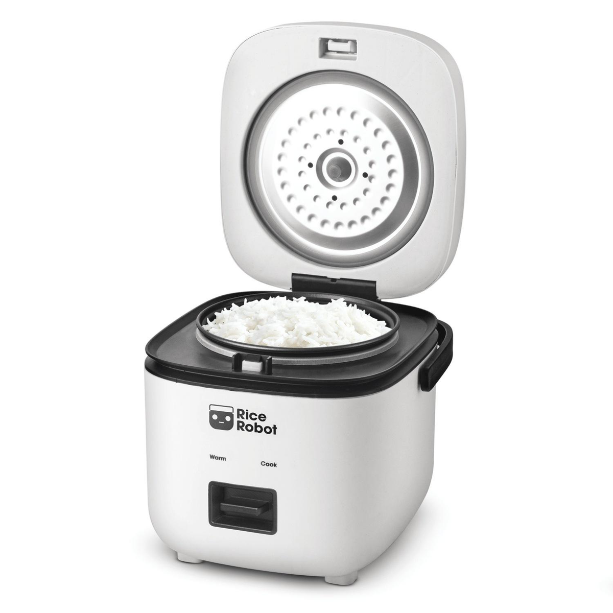 Mini Rice Cooker with Ceramic Nonstick Pot & Steamer