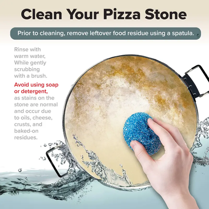 🍕 Replacement Ceramic Pizza Stone for Electric Pizza Oven