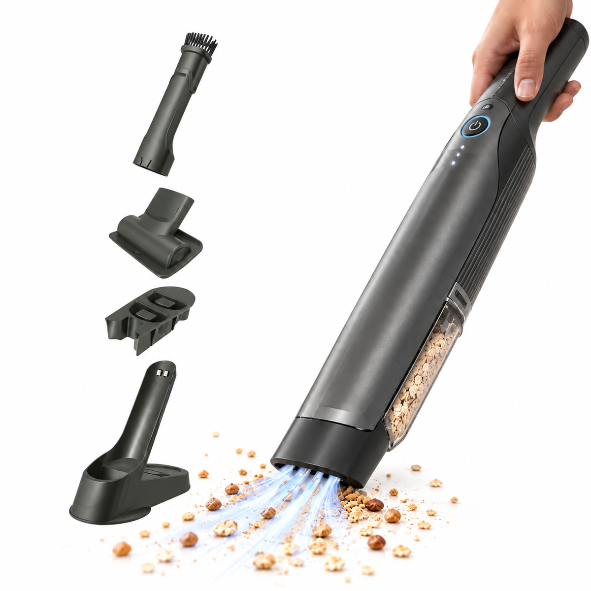 Cordless Handheld Vacuum Cleaner | Portable Vacuum for Home & Car