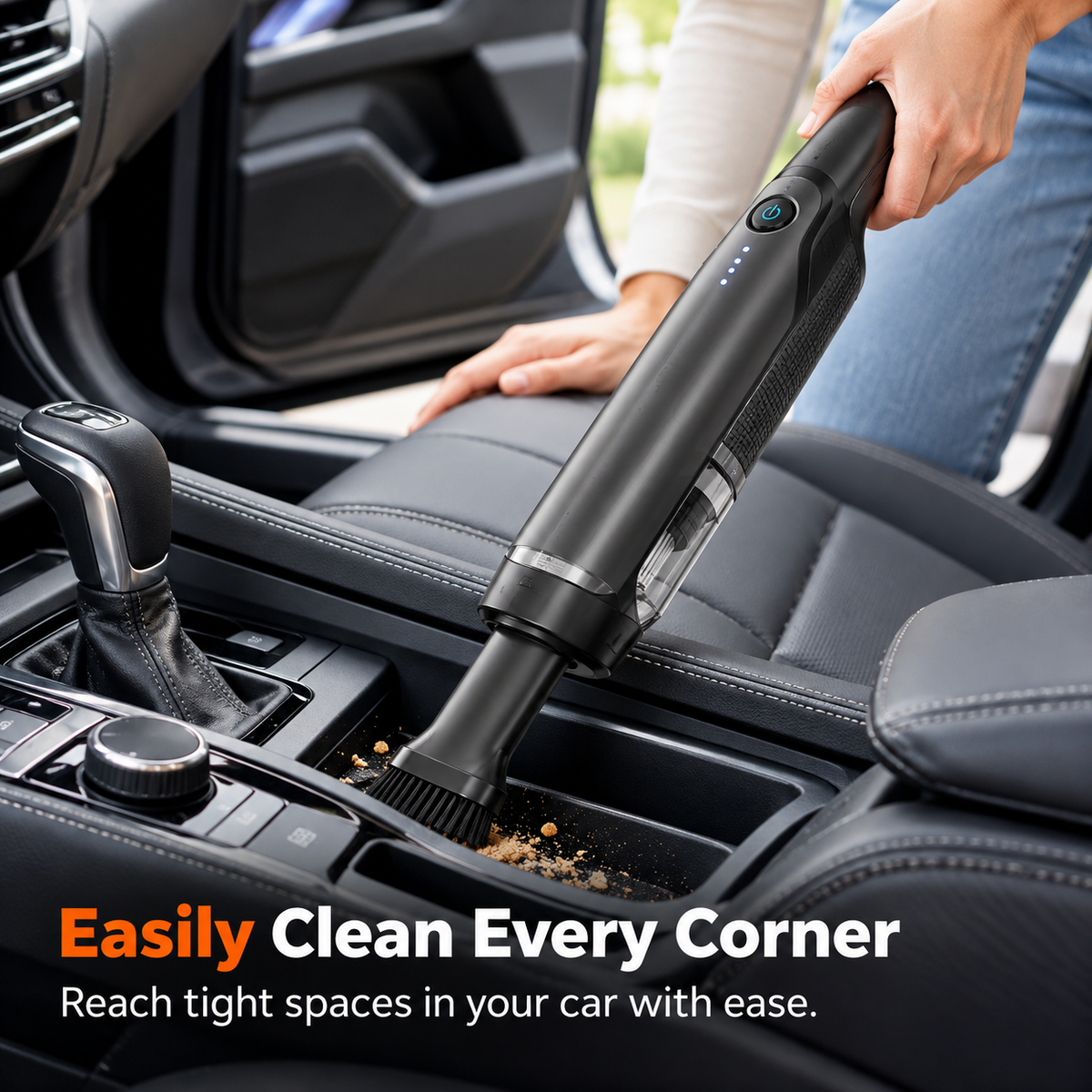 Cordless Handheld Vacuum Cleaner | Portable Vacuum for Home & Car