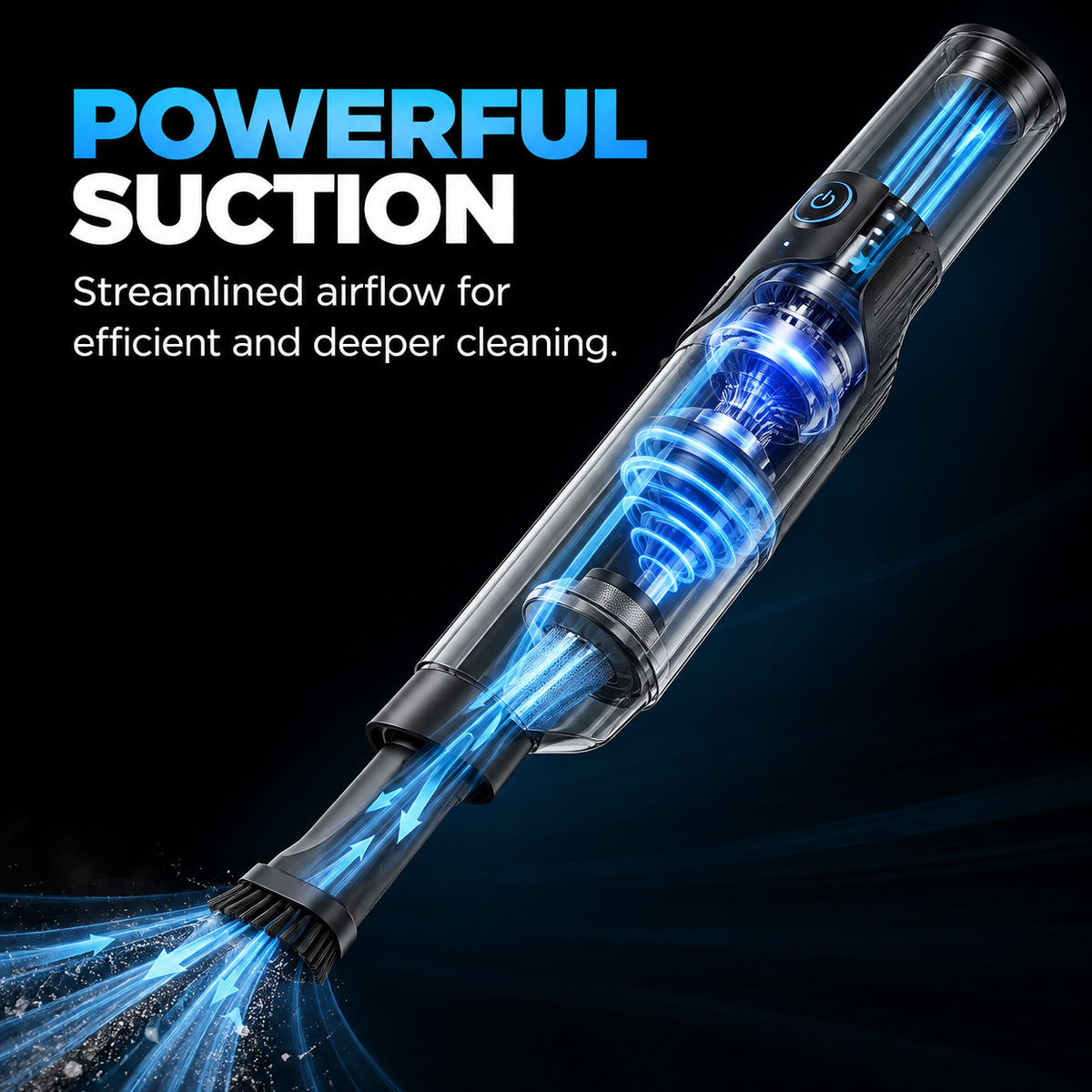 Cordless Handheld Vacuum Cleaner | Portable Vacuum for Home & Car