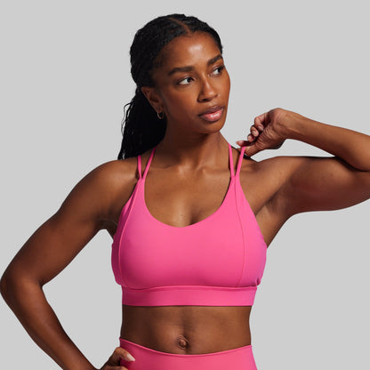 Exhale Sports Bra (Bubblegum)