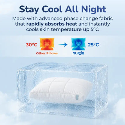 Cooling Adjustable Memory Foam Pillow | Ergonomic Side Sleeper Support