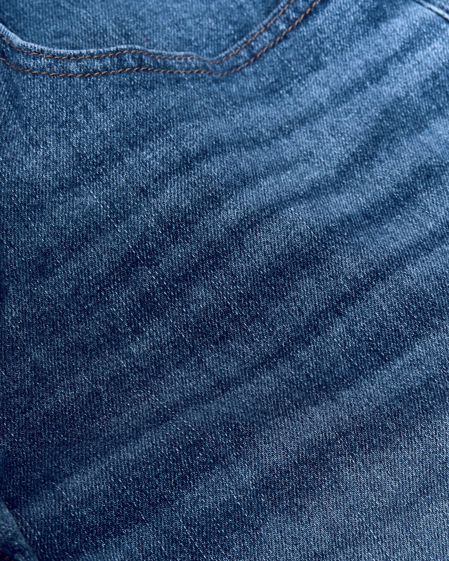 Medium Indigo Wash Slim Authentic Denim Jeans