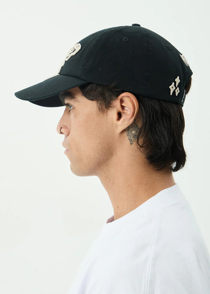 AFENDS Womens Rise - Panelled Cap - Black