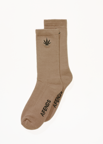 AFENDS Mens Happy - Socks One Pack - Elmwood