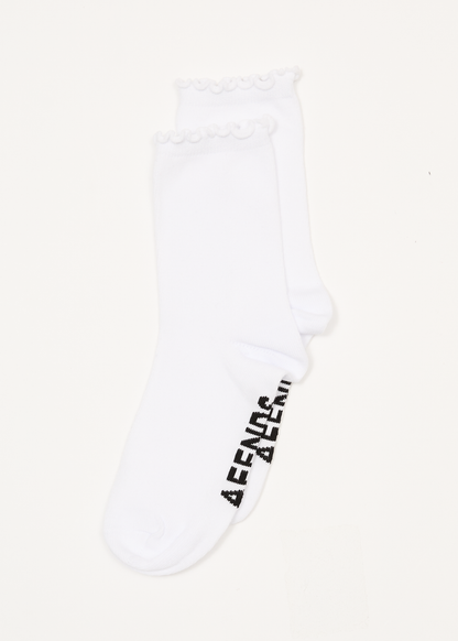 AFENDS Womens Marin - Socks Two Pack - Burgundy