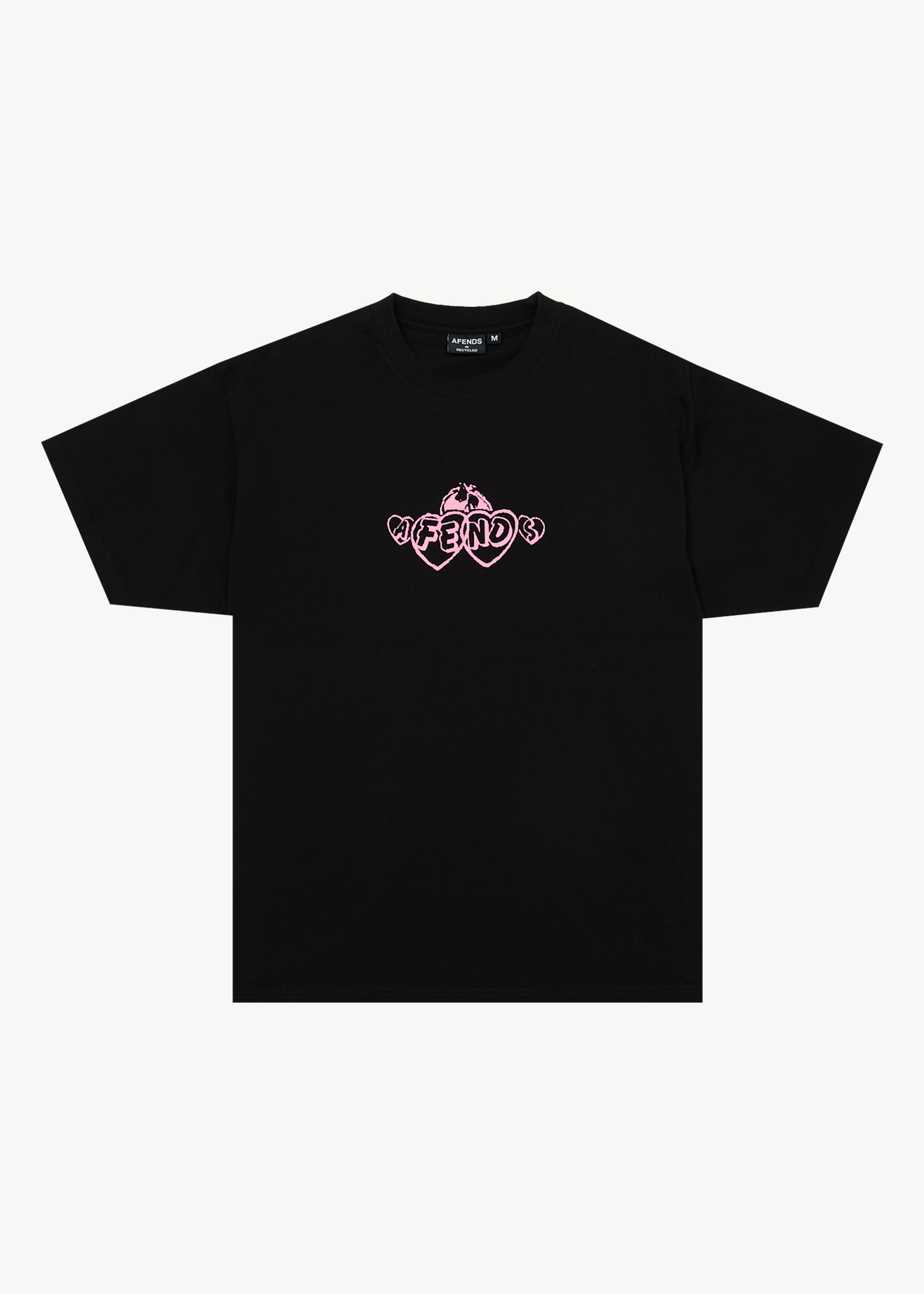 AFENDS Mens Mind Blow - Boxy Tee - Black