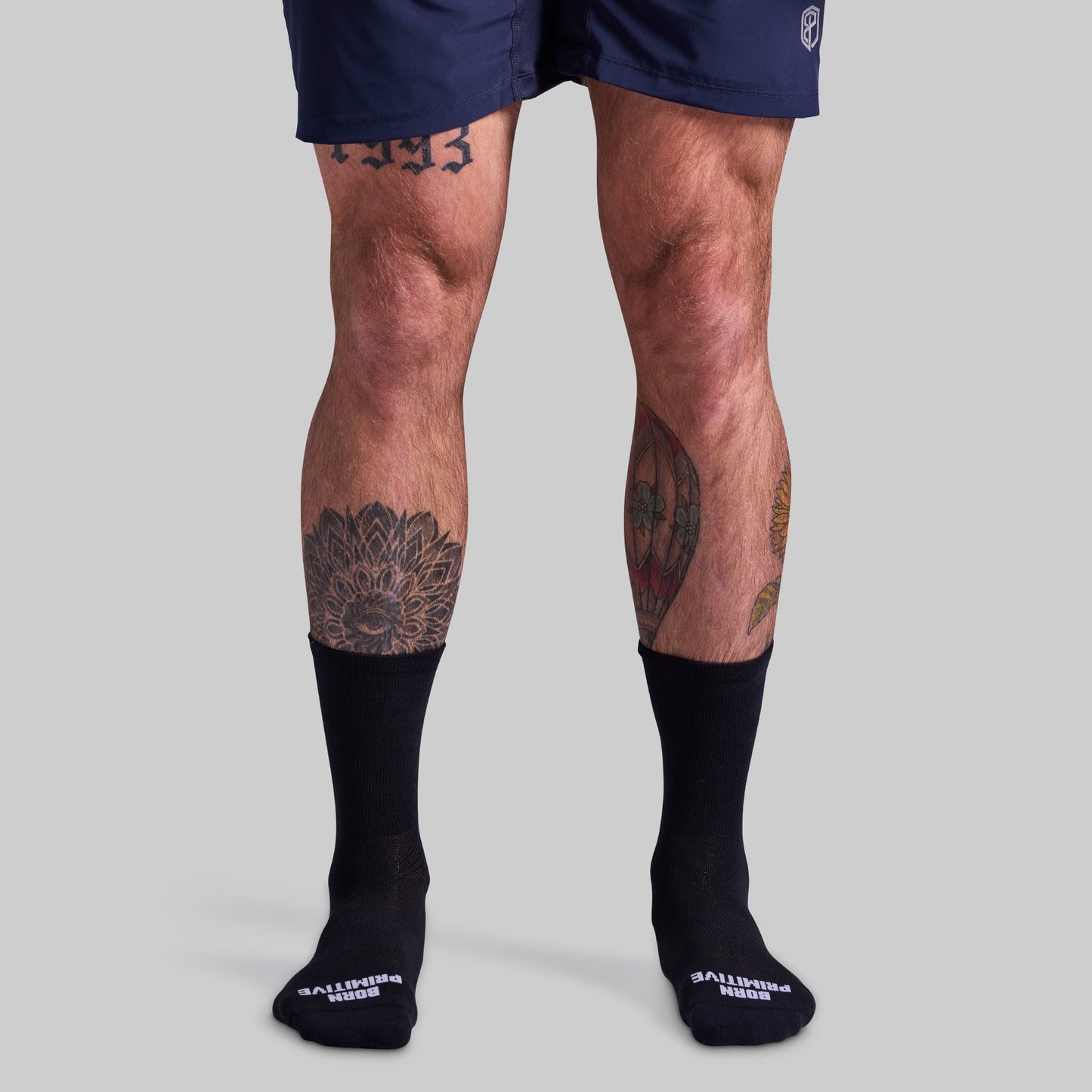 Performance Crew Sock 2-Pack (Black/White)