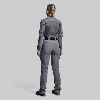 Women's Long Sleeve Op Top Pro (Wolf Grey)