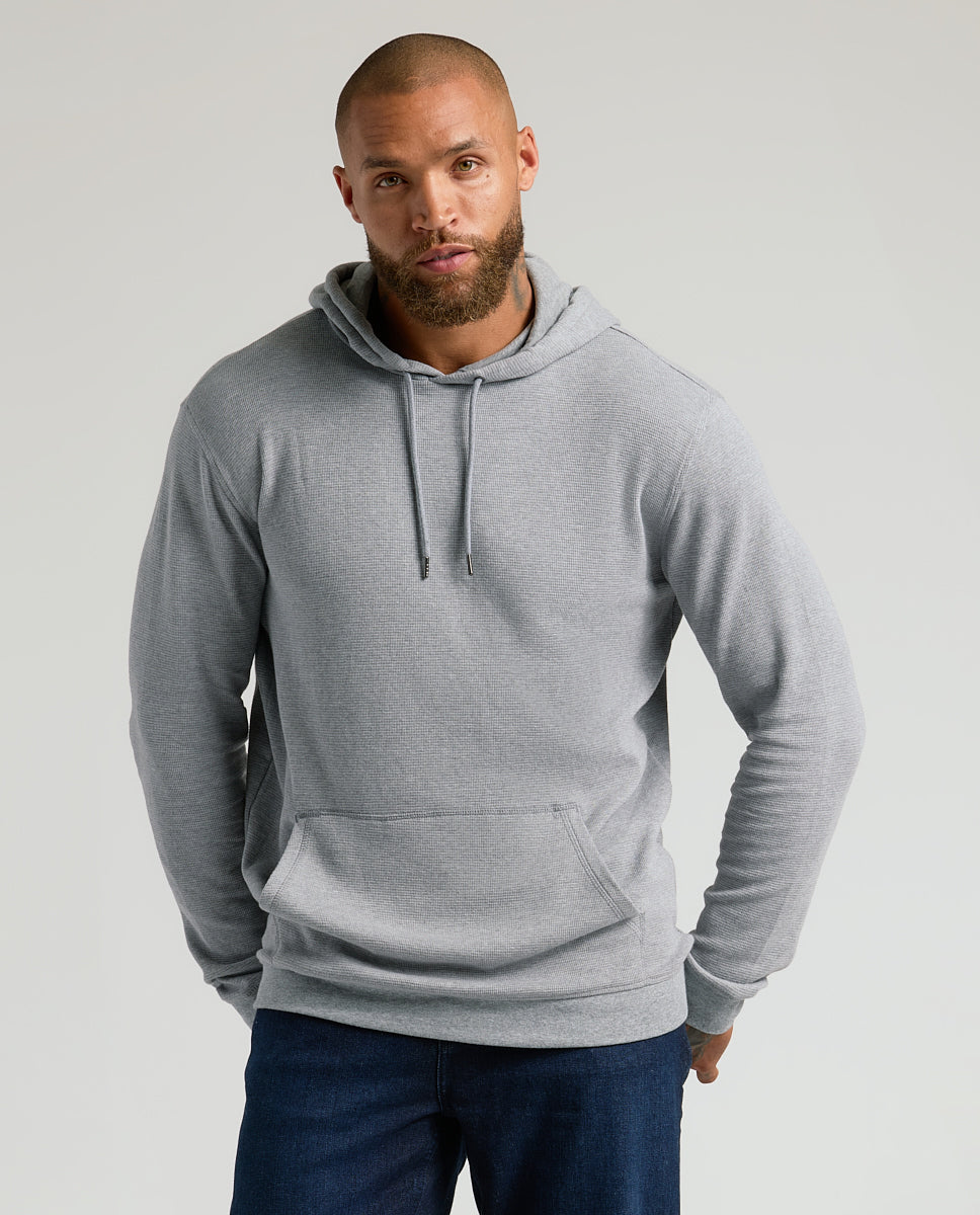 Heather Gray & Navy Waffle Hoodie 2-Pack