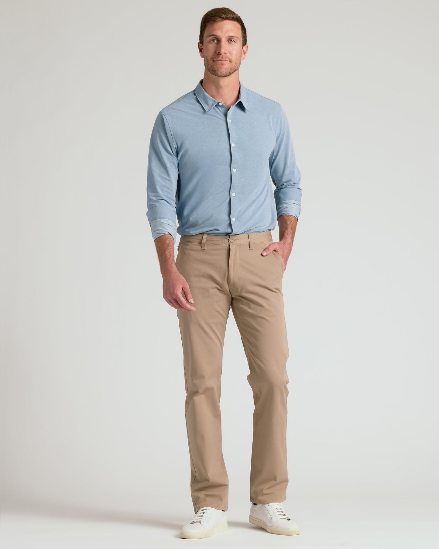 Blue Stretch Oxford 2.0