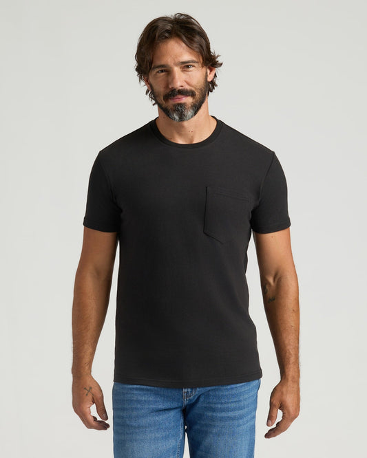 Black Heavyweight Pocket Crew