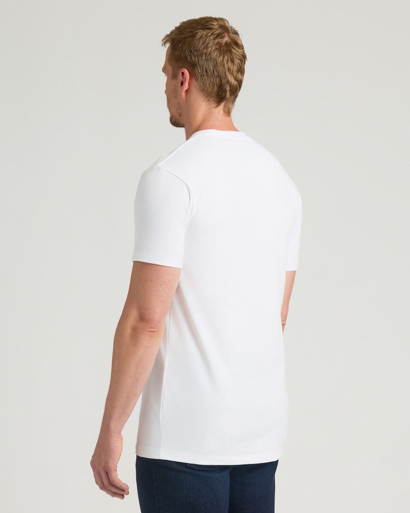White Tall Heavyweight Pocket Crew