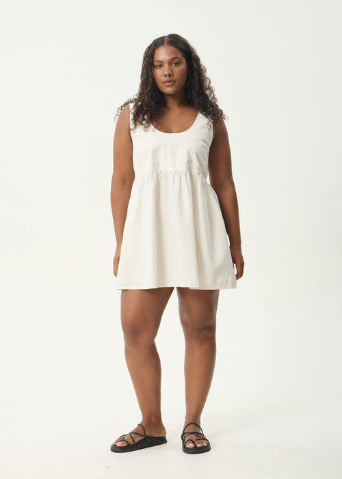 AFENDS Womens Jesse - Mini Dress - White
