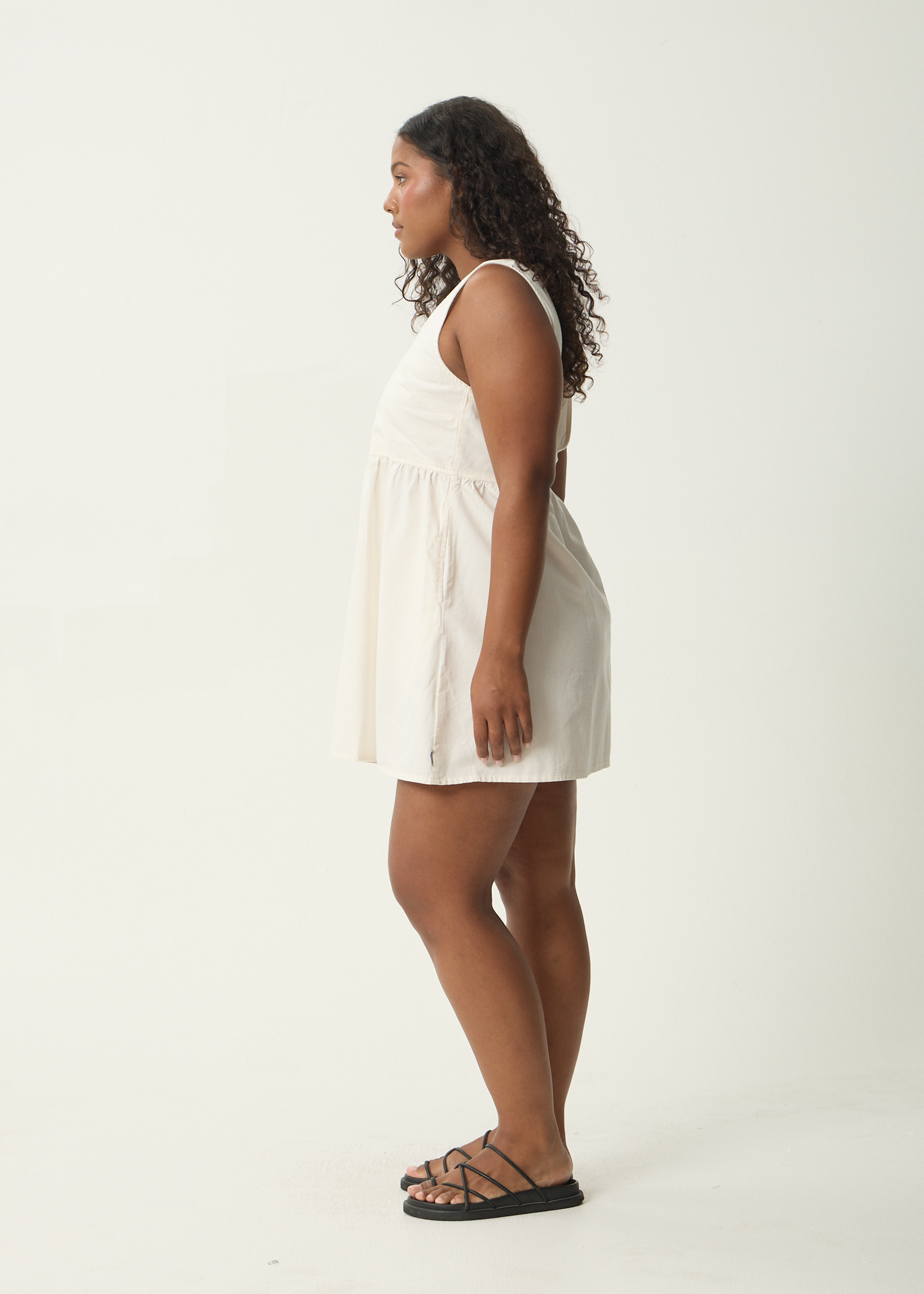 AFENDS Womens Jesse - Mini Dress - White