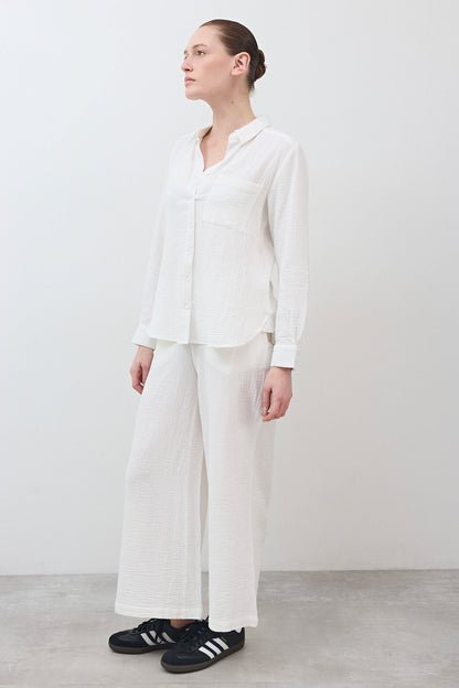 Airy Wide Leg Pants