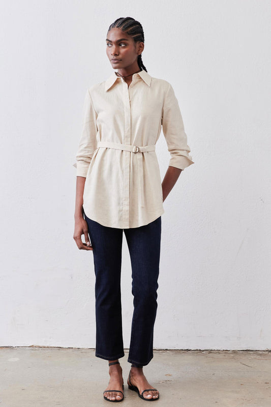 The Belted Linen Tunic