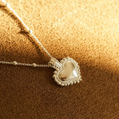 Bobble Heart Gift Set Sterling Silver
