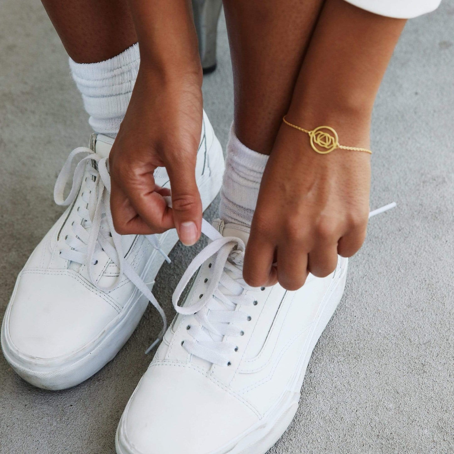 Brow Chakra Chain Bracelet 18ct Gold Plate