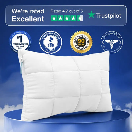 Cooling Adjustable Memory Foam Pillow | Ergonomic Side Sleeper Support