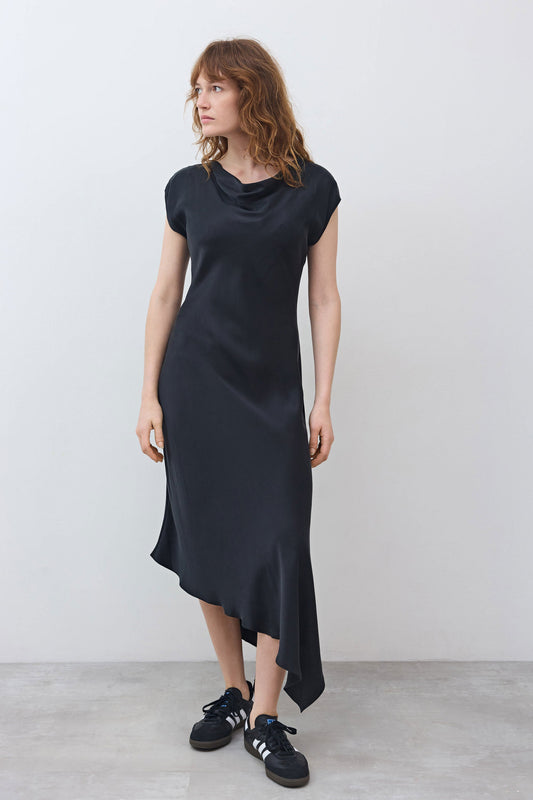 Cut on Bias Silk Dress