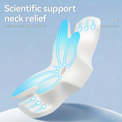 Butterfly Memory Foam Cervical Pillow – Ergonomic Neck Support for Sleep