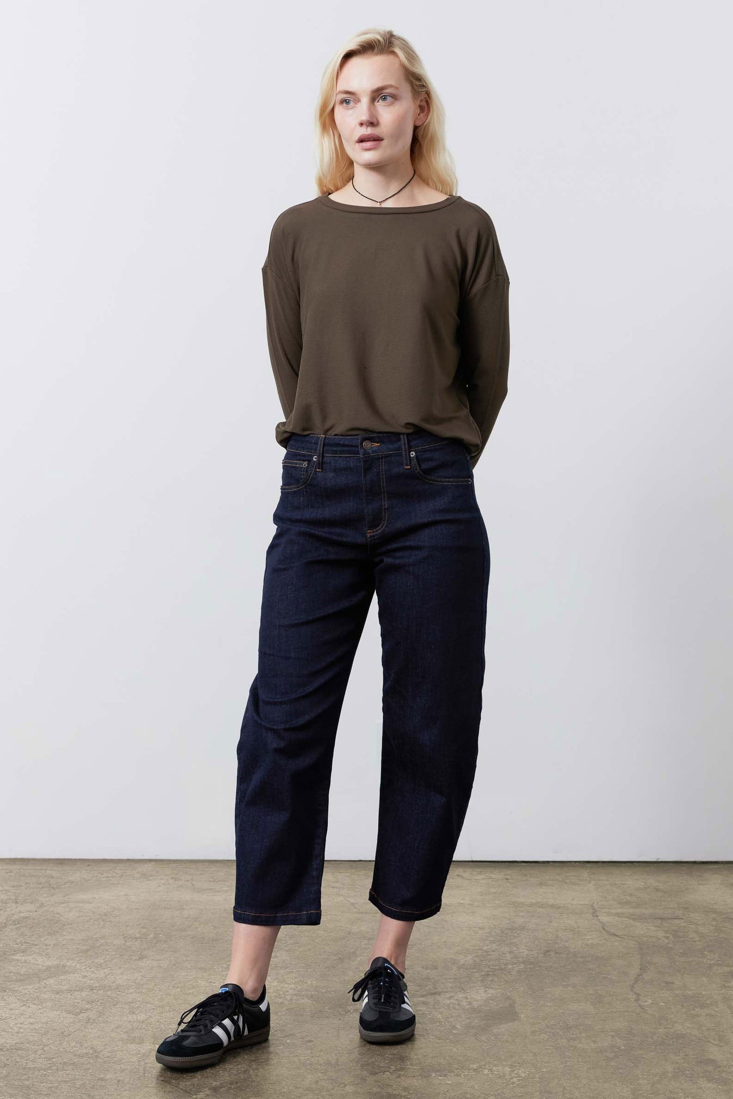 Essential Top With Buttons In The Back