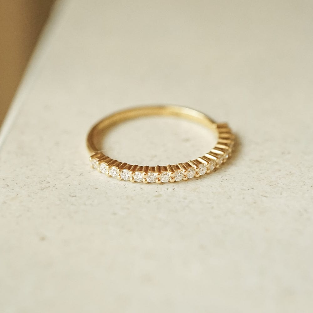 Estée Lalonde Fine Pavé Ring 14ct Solid Gold