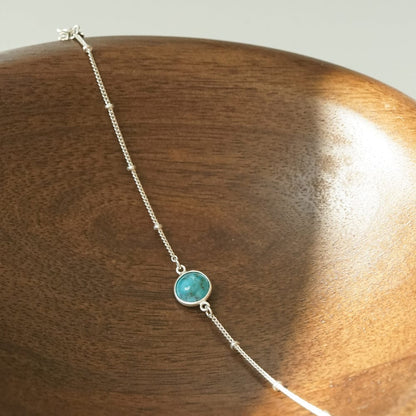 Healing Stone Bracelet Sterling Silver