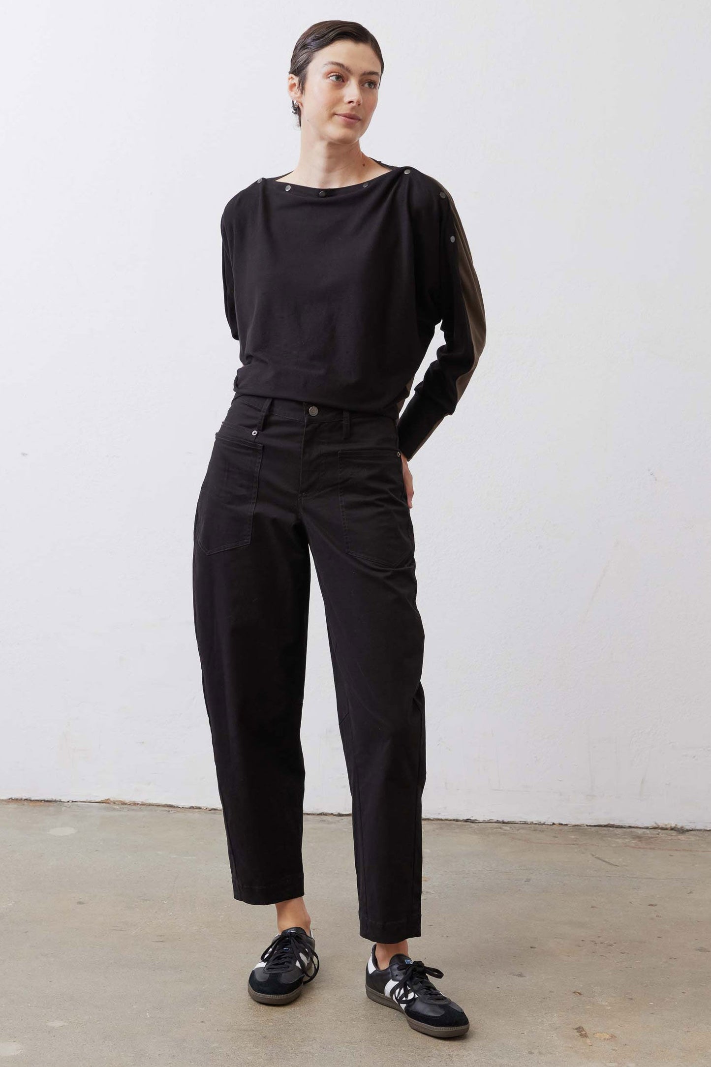 The Slouchy Soft Twill Pants