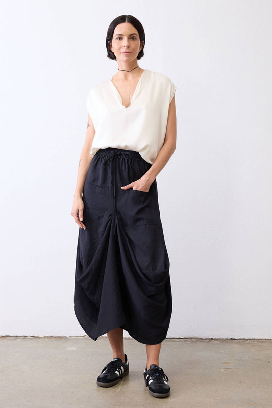 The Light Poplin Go-To Skirt