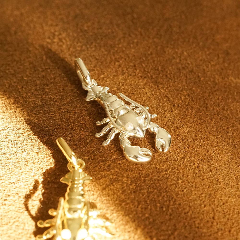 Lobster Charm Sterling Silver