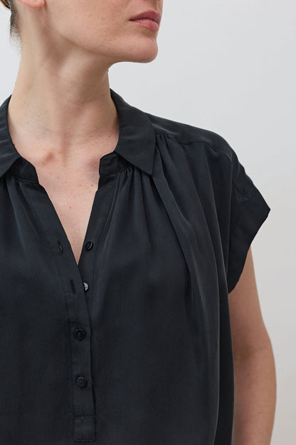 The Nonchalant Oversized Silk Blouse