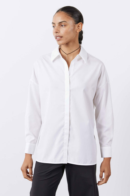 Non-Iron Refine Oversized Tunic