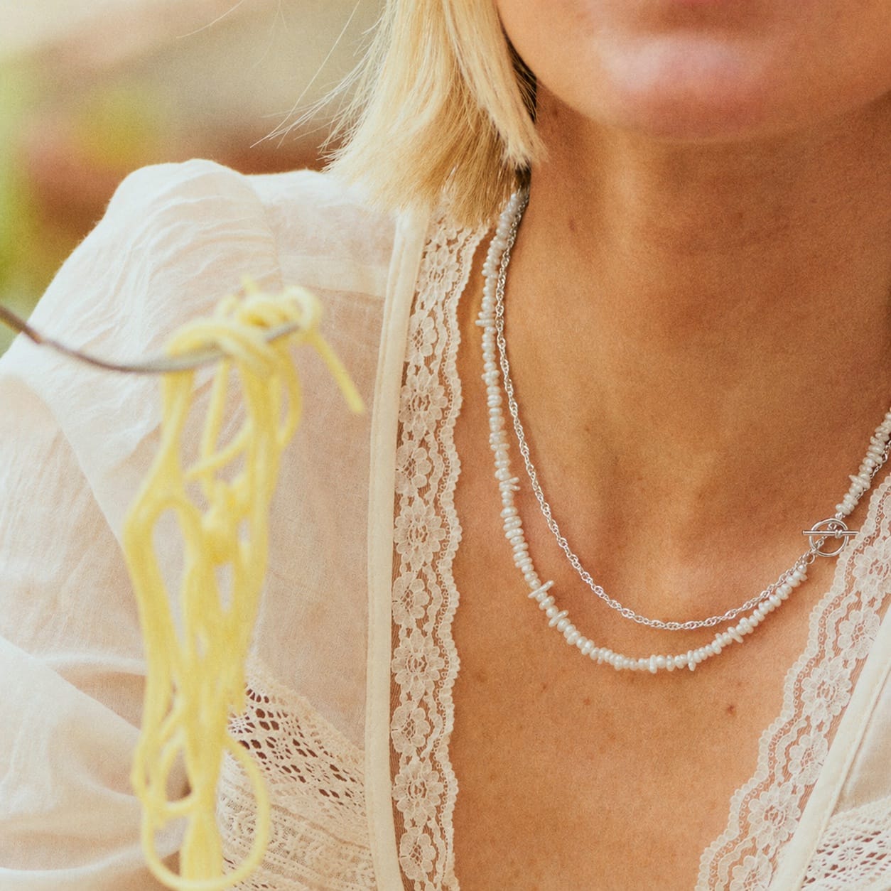 Singapore Layering Chain Necklace Sterling Silver