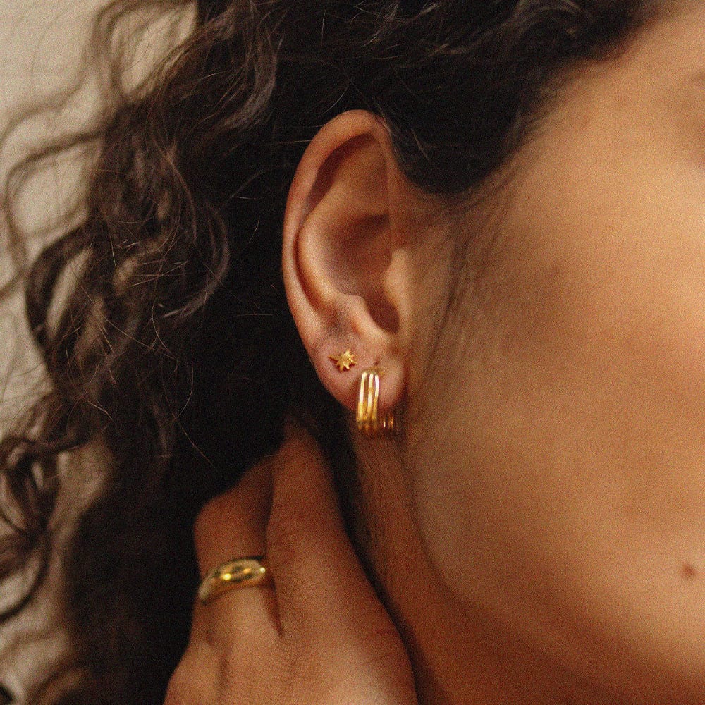 Estée Lalonde Sisterhood Layering Set 18ct Gold Plate