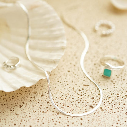 The Evil Eye Necklace Layering Set Sterling Silver