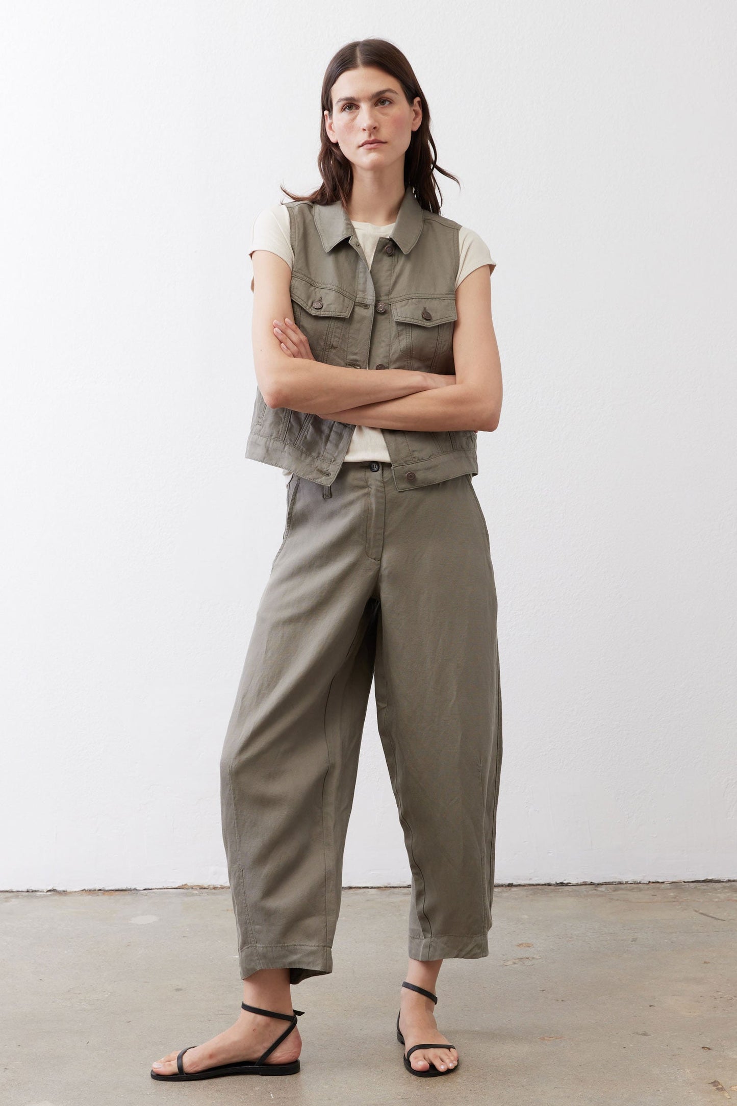 The Wide Leg Ankle Pants