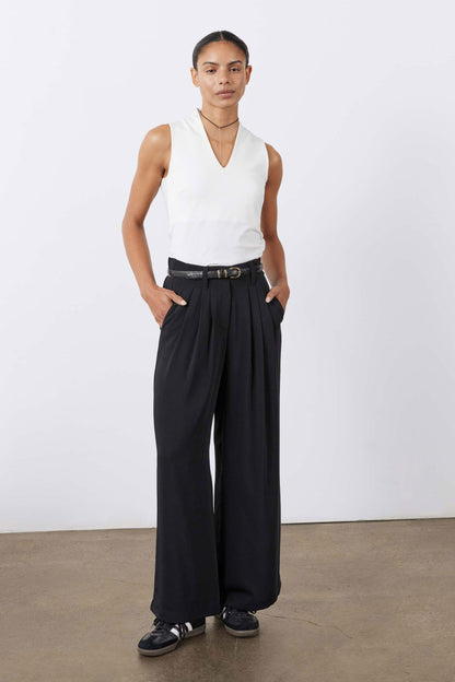 The Petite Wide Leg Trousers